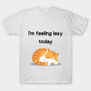 Sleeping Affirmation Cat | Cat Lover Gift | Law of Attraction | Positive Affirmation | Self Love T-Shirt